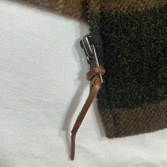 Lauren Ralph Lauren 100% Lambswool Plaid Zip Up Jacket Women’s Petite Medium - Picture 10 of 16